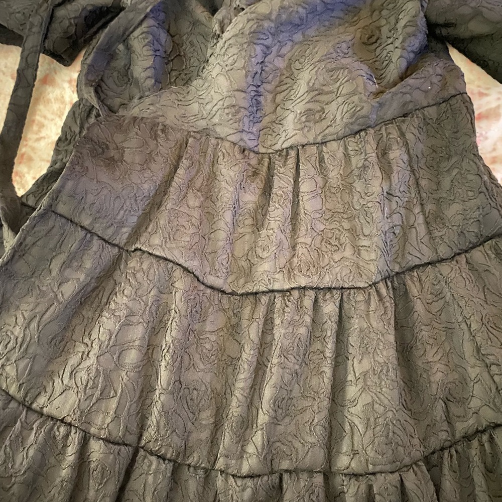 Sister Jane Textured Gray Midi Dress